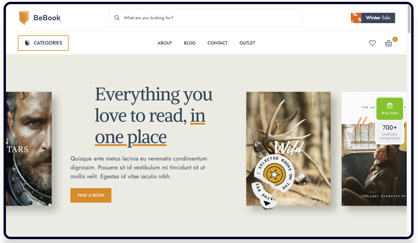 Books & Media template